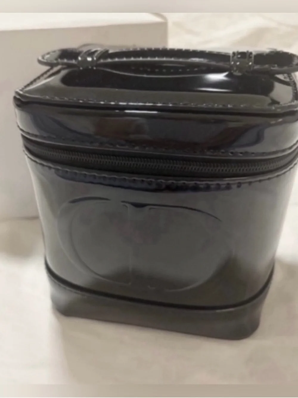Dior Men’s Black Patent Leather CD Vanity Case